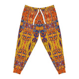 Athletic Joggers, Casual Streetwear, Lounging Wear, Unisex Exotic Print