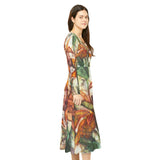 Women's Long Sleeve Dance Dress