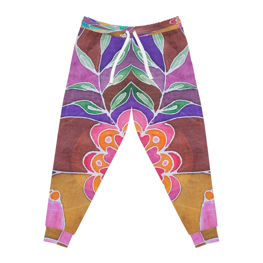 Athletic Joggers Abstract Folk Art