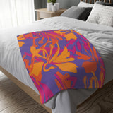 Velveteen Microfiber Blanket (Two-sided print)