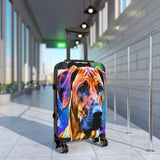 Suitcase Rhodesian Ridgeback Watercolor Art