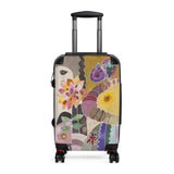 Suitcase Abstract Folk Art