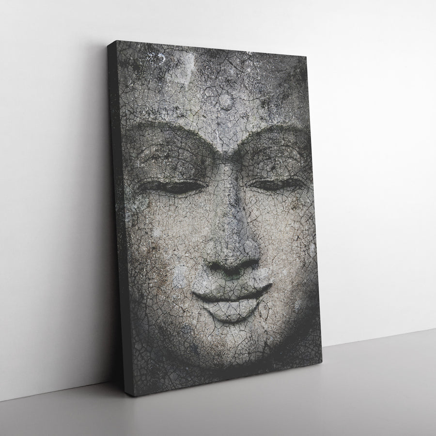 Minimalist Buddha Black and White