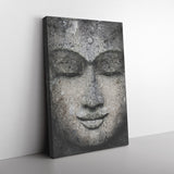 Minimalist Buddha Black and White