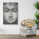 Minimalist Buddha Black and White