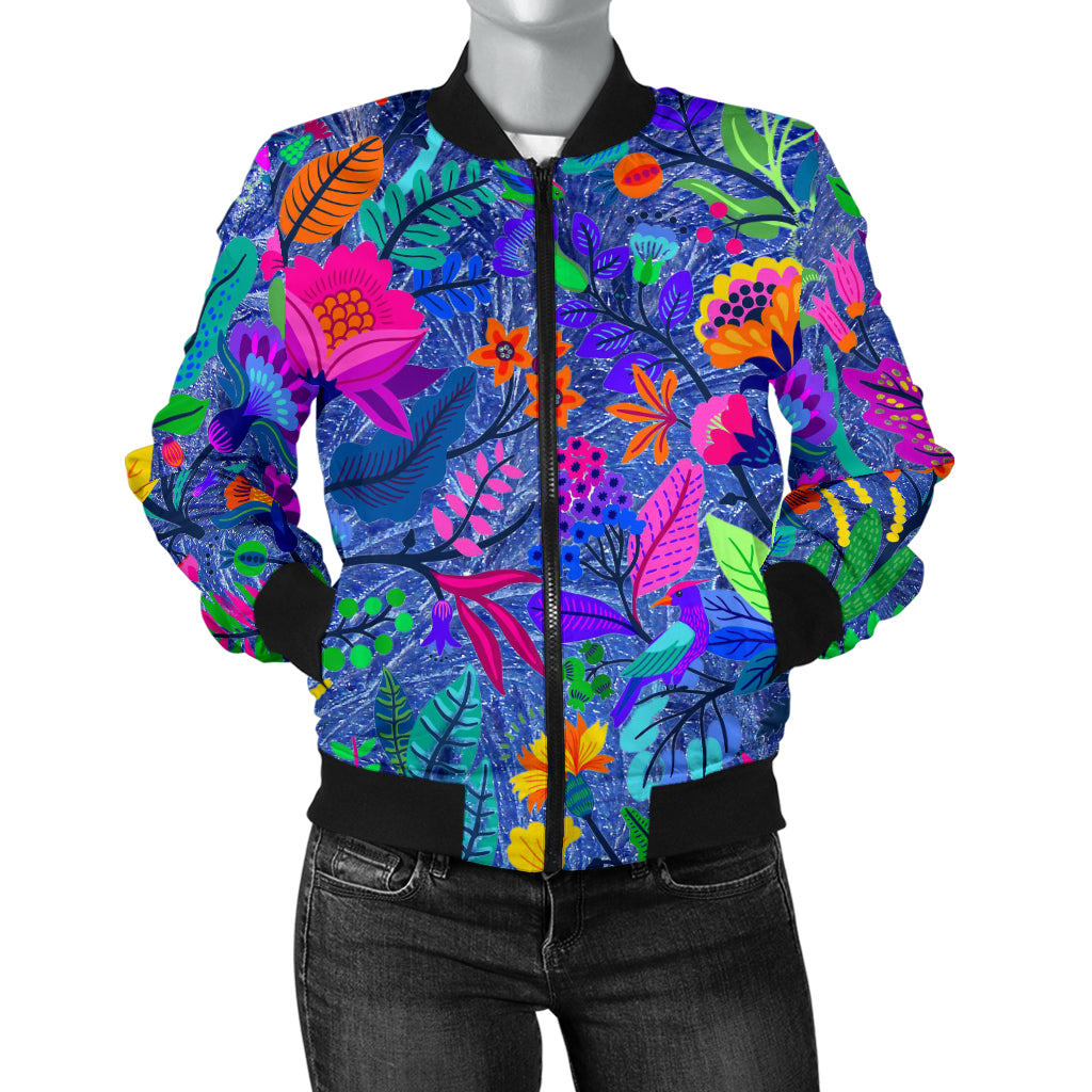 Floral Jeans Jacket Custom Design