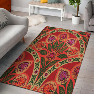Folk Art Floral Rug