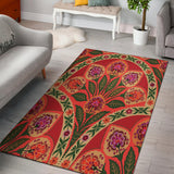Folk Art Floral Rug