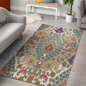 Paisley Ikat Rug Design