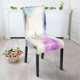 Dining Chair Slipcovers Large Watercolor Flowers