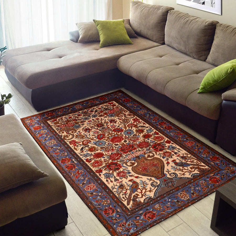 Blooming Flower Garden Persian Style Design