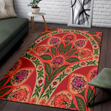 Folk Art Floral Rug
