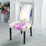 Dining Chair Slipcovers Large Watercolor Flowers