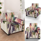 Chair Slip Cover Exotic Floral Paradise
