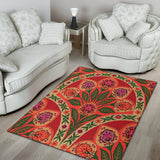 Folk Art Floral Rug