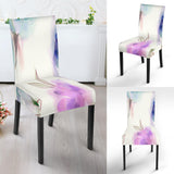 Dining Chair Slipcovers Large Watercolor Flowers