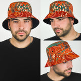 Tropical Sunset Bucket Hat Custom Design