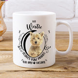 Westie- My Westie Leaves Paw Prints On My Heart White Coffee Mug