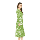 Women's Long Sleeve Dance Dress Fresh Forest Custom Design