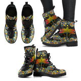 Dragonfly-Mandala Dragonfly Handcrafted Boots