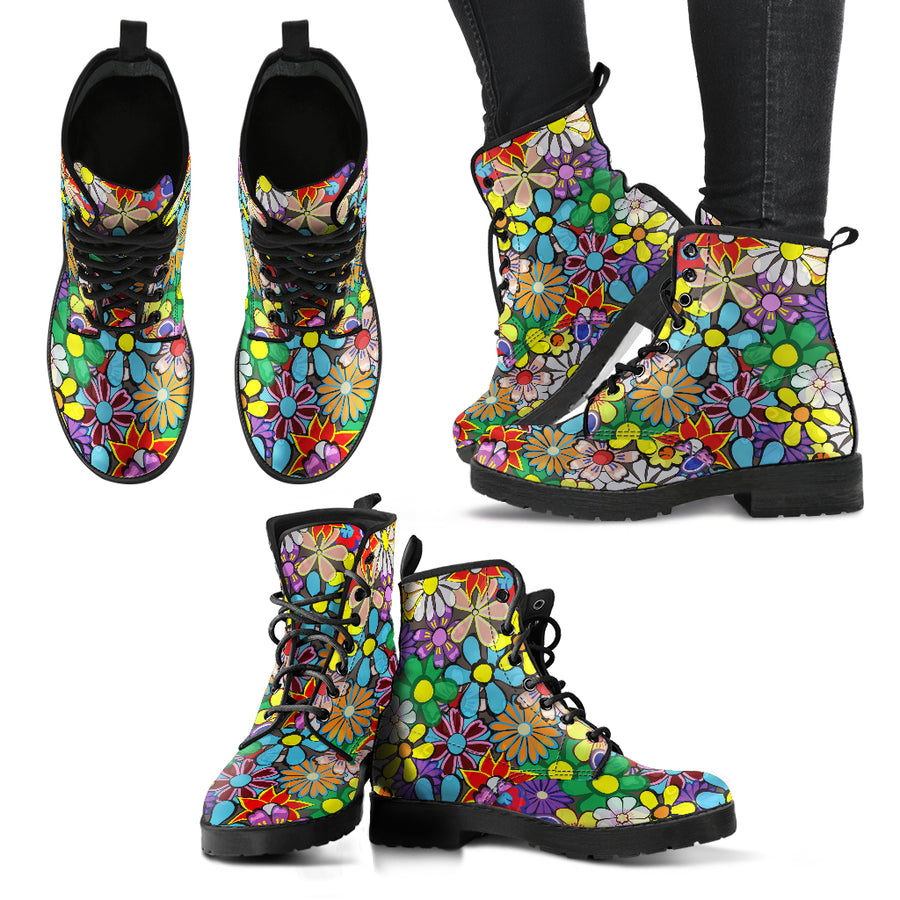 Flower Joy Custom Crafted Boots