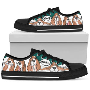 Basset woof Women's Low Top Shoe