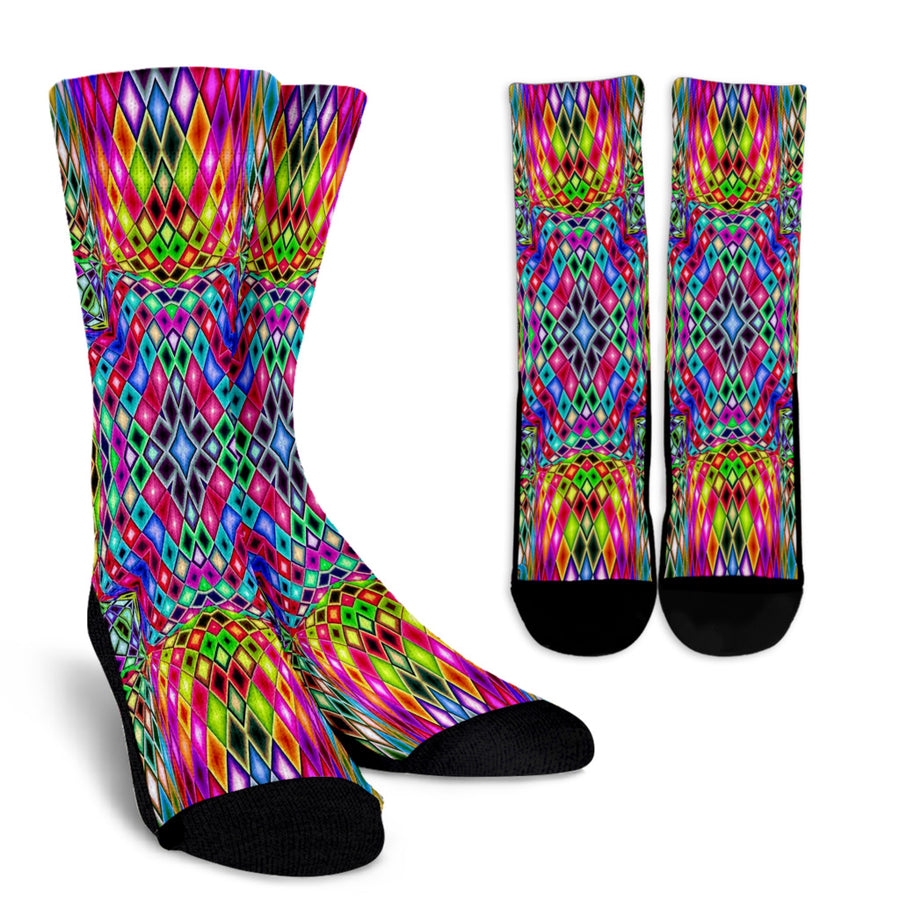 Kaleidoscope Crew Socks