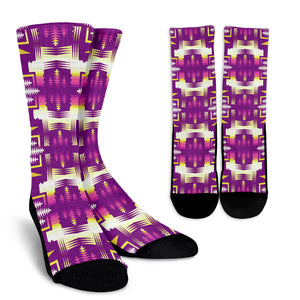 Purple Sunset Sage Socks