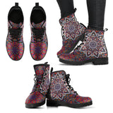 Spiritual- Mandala Women's Vegan Friendly Leather Boots