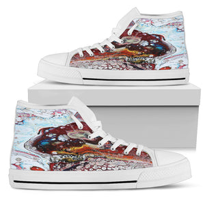 HT Men's and Women's  Urban Abstract Custom High Tops