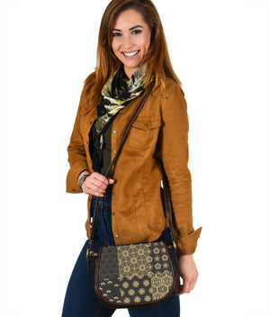 Japanese Design Custom Canvas Saddle Bag