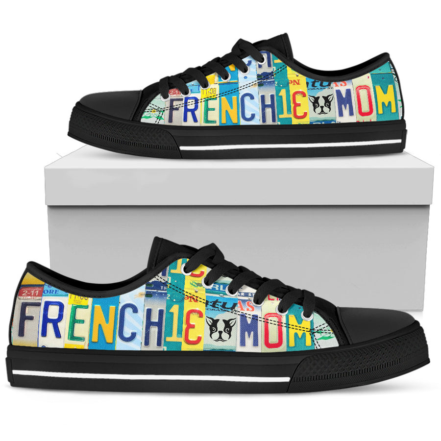Dogs-Frenchie Mom Low Top