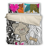 Woven Dance "Sleeping With The Dog" Custom Duvet Covers