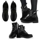 Aquarius Black Zodiac Women's Leather Boots