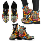Spiritual-Ganesha - Women's Leather Boots Vegan Friendly