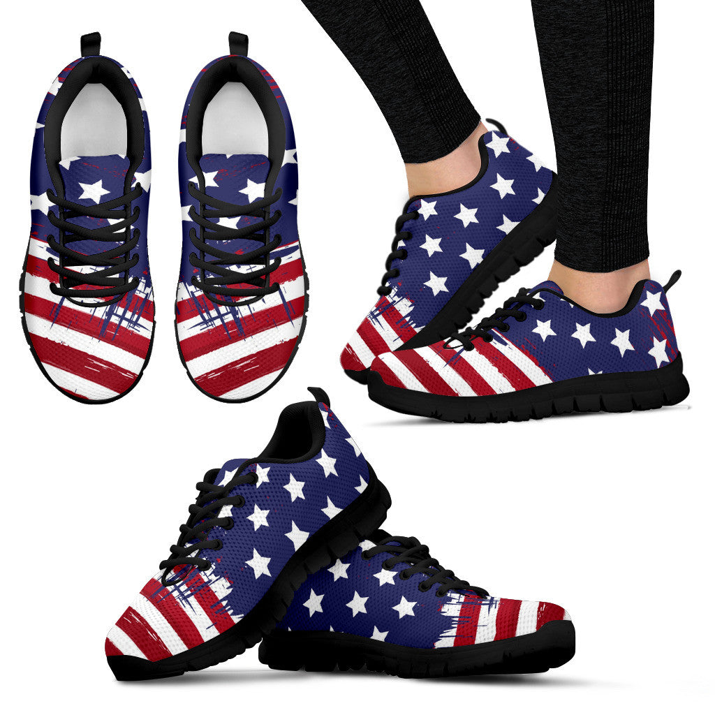 Sneakers Women's Custom Flag