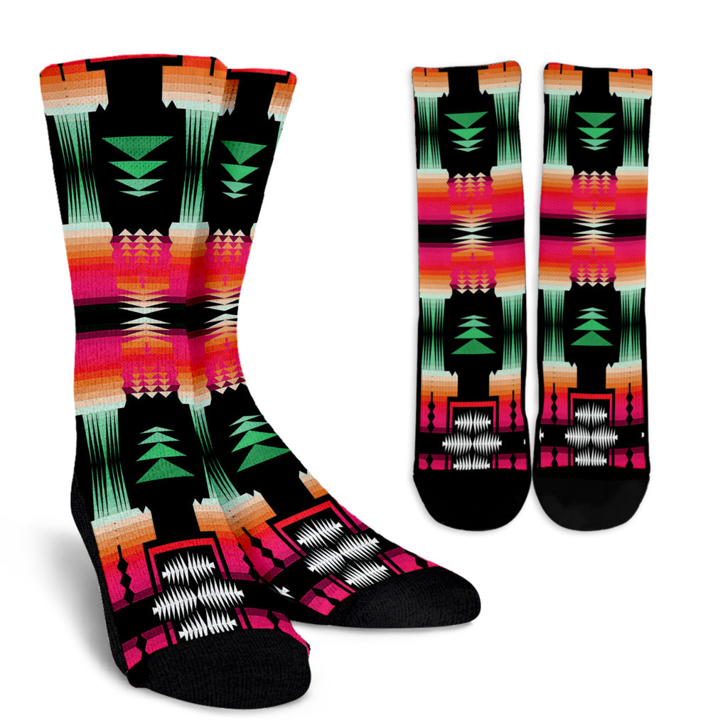 Pink Lake Sage Socks