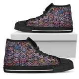 HT  Wall of Cats- Women's Graffiti Inspired High Tops