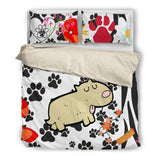 Woven Dance "Sleeping With The Dog" Custom Duvet Covers