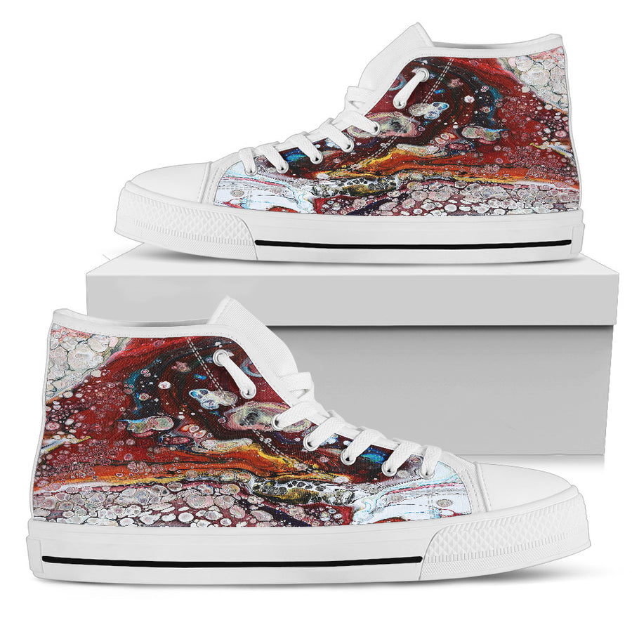 HT Men's and Women's  Urban Abstract Custom High Tops
