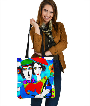 Love and romance Custom Art Tote