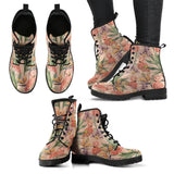 Flower Art Handcrafted Boots