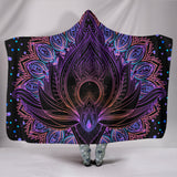 FLOWERS-Lotus 2 Hooded Blanket