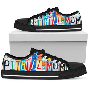 Dogs- Pitbull Mom Low Top