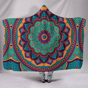 MANDALA- Yoga Mandala Hooded Blanket