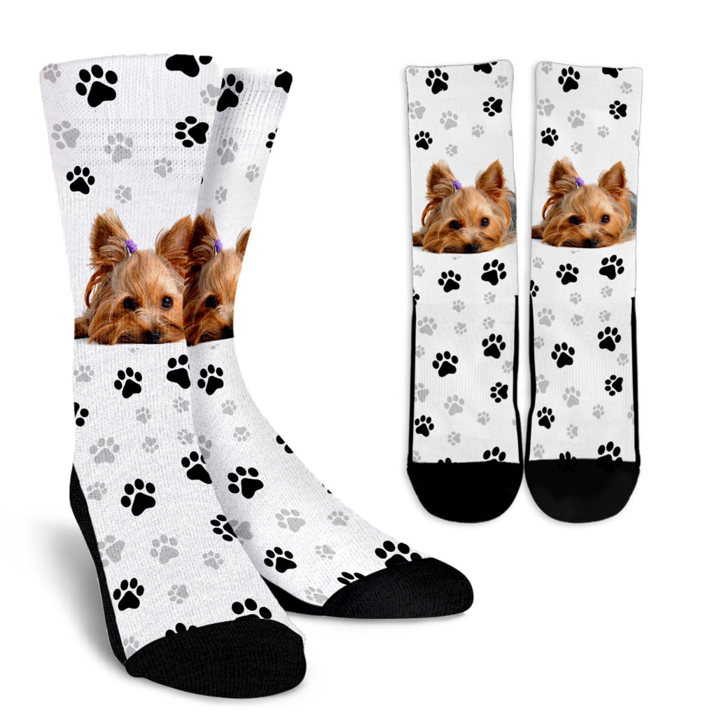 Yorkie Crew Socks