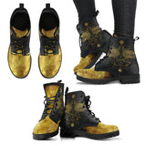 Dragonfly-Gold Dragonfly Women's Leather Boots