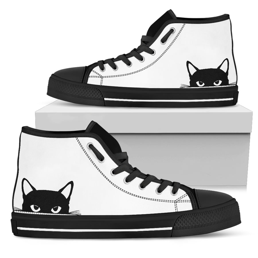 Black cat Women's High Top
