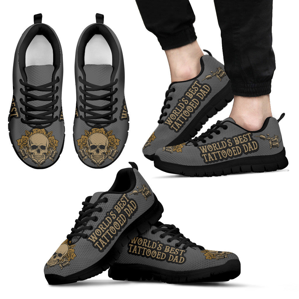 Sneakers Men's  Worlds Best Tattooed Dad