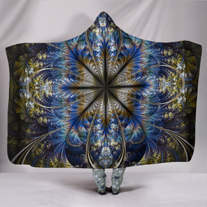 MANDALA- Fractal Mandala Hooded Blanket Custom Design